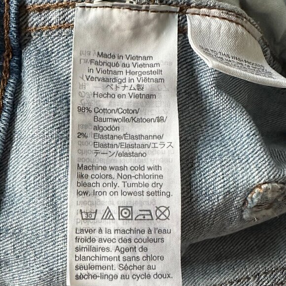 Madewell 10" High-Rise Skinny Jeans in Annapolis Light Wash Size 31 - Picture 13 of 15